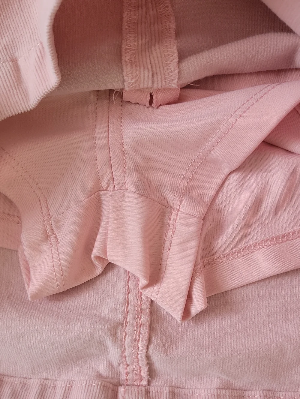 Justice Girls Corduroy Skort Light Pink Branded Waistband Size 12